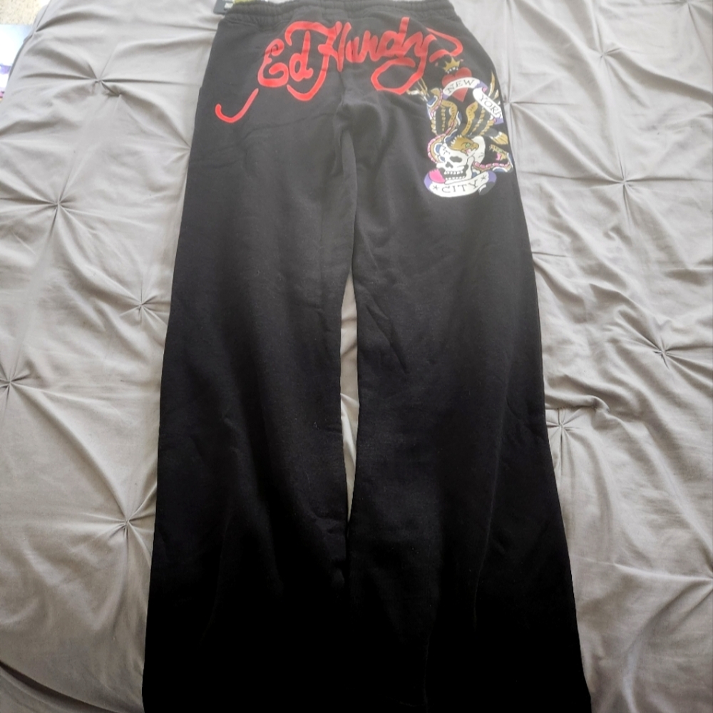 Ed Hardy NYC Skull Sweatpants M NWT